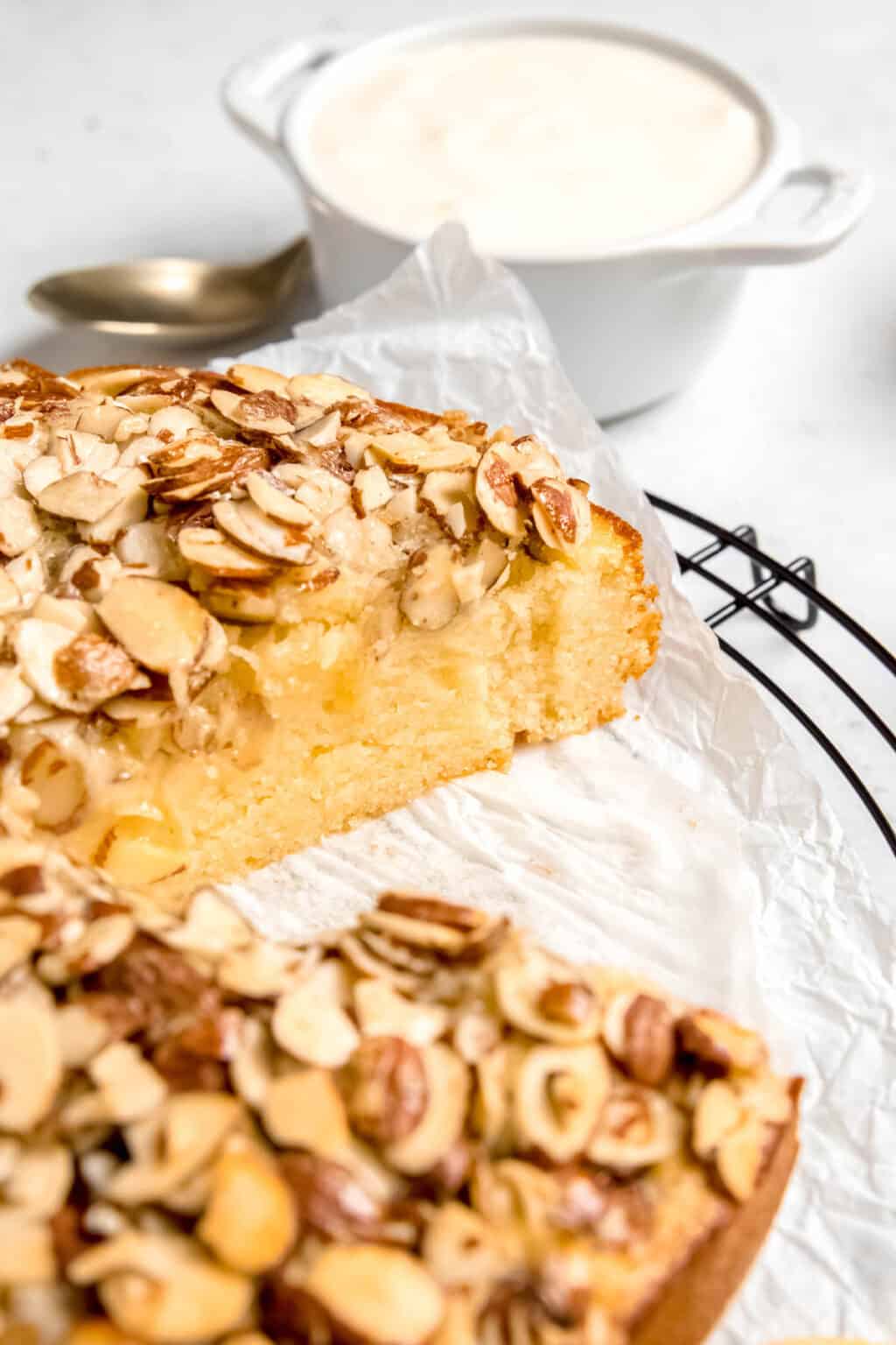 Italian Lemon Cake With Almonds & Ricotta | Confessions of a Grocery Addict