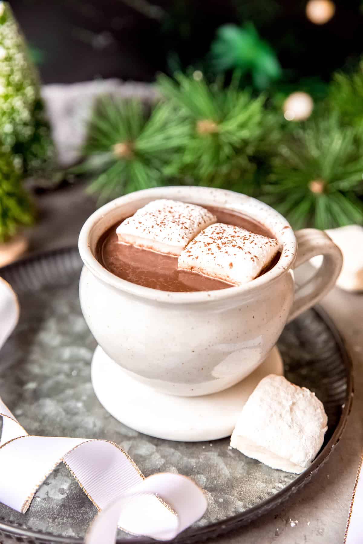 Easy Homemade Spicy Aztec Hot Chocolate (Xocolatl) | Confessions